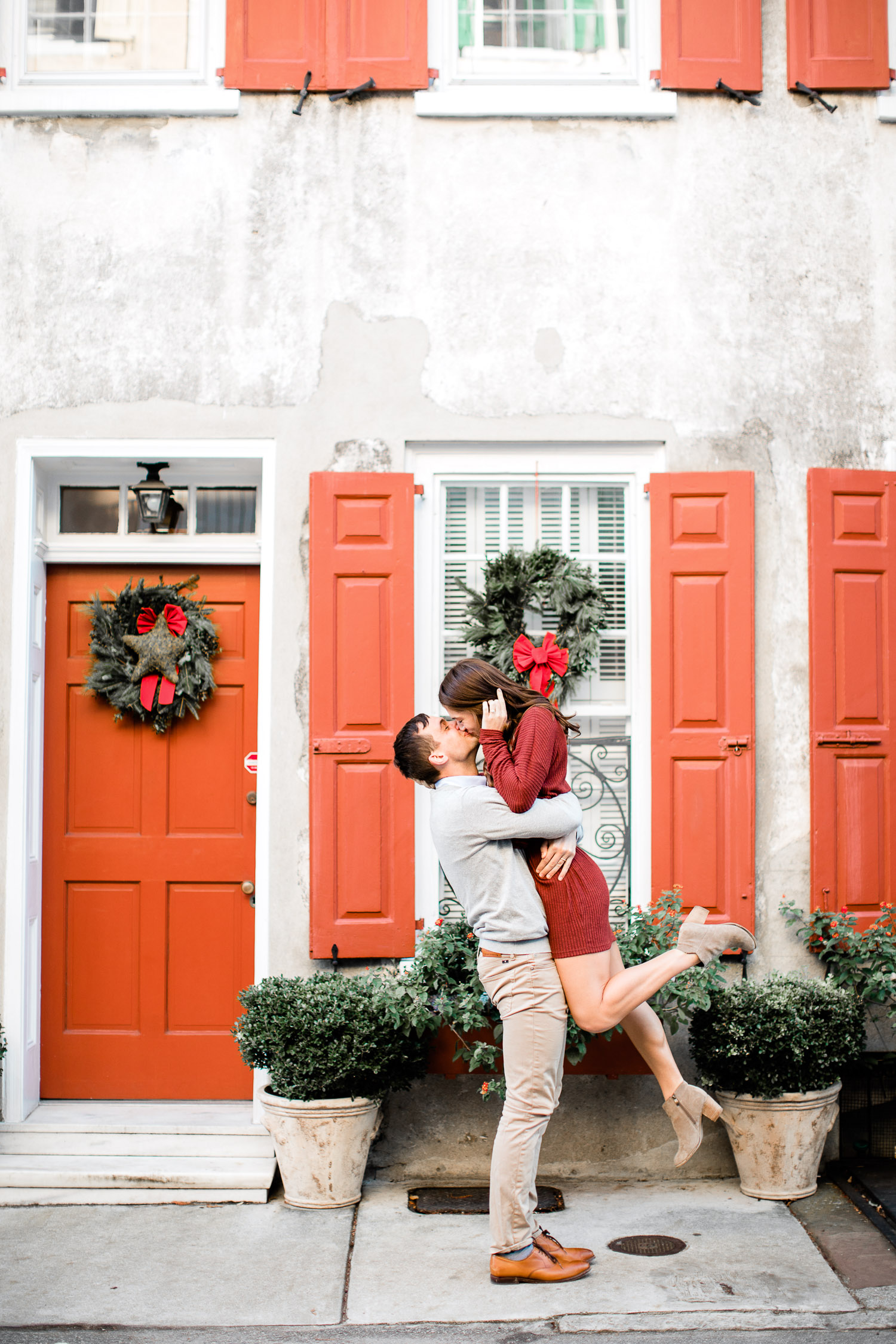 Kali + Jacob // Couple Session - Downtown Charleston