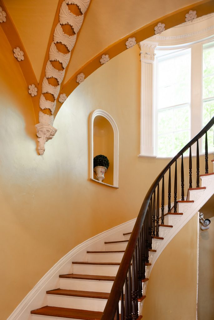 The Wickliffe House, stairs