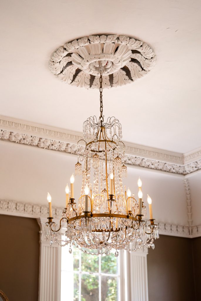 The Wickliffe House, chandelier