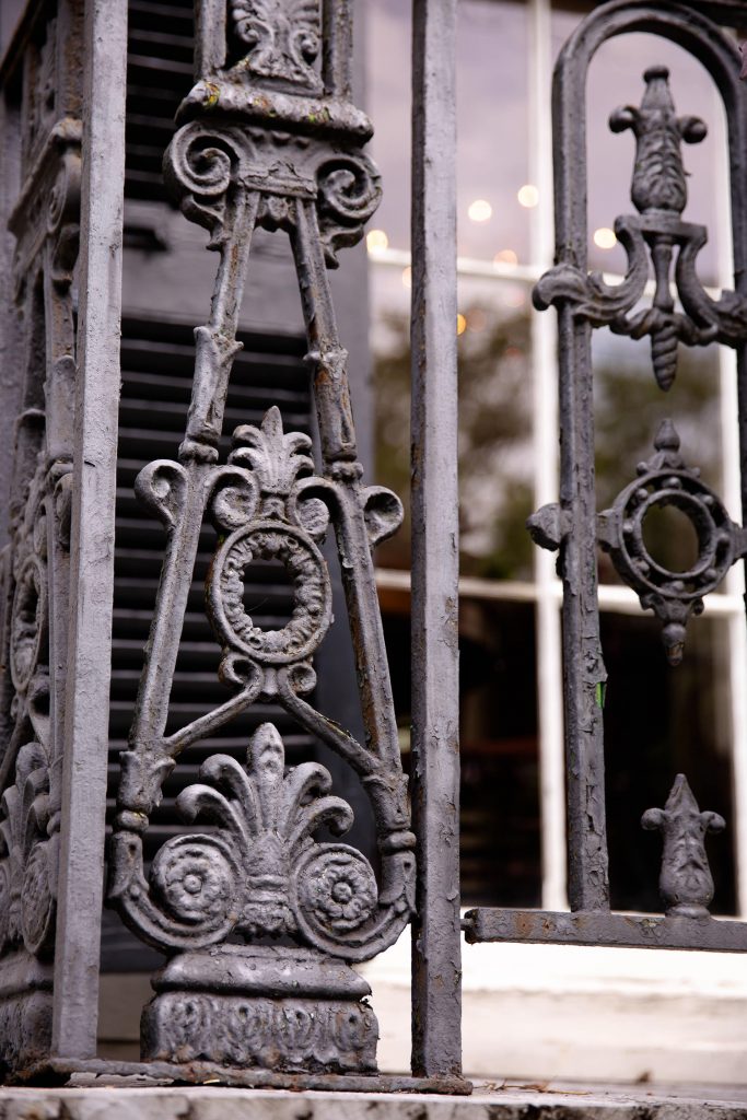 The Wickliffe House, iron gate details