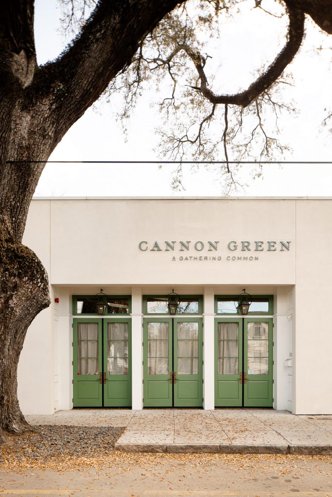 Charleston wedding venues - Cannon Green, view on front entrance