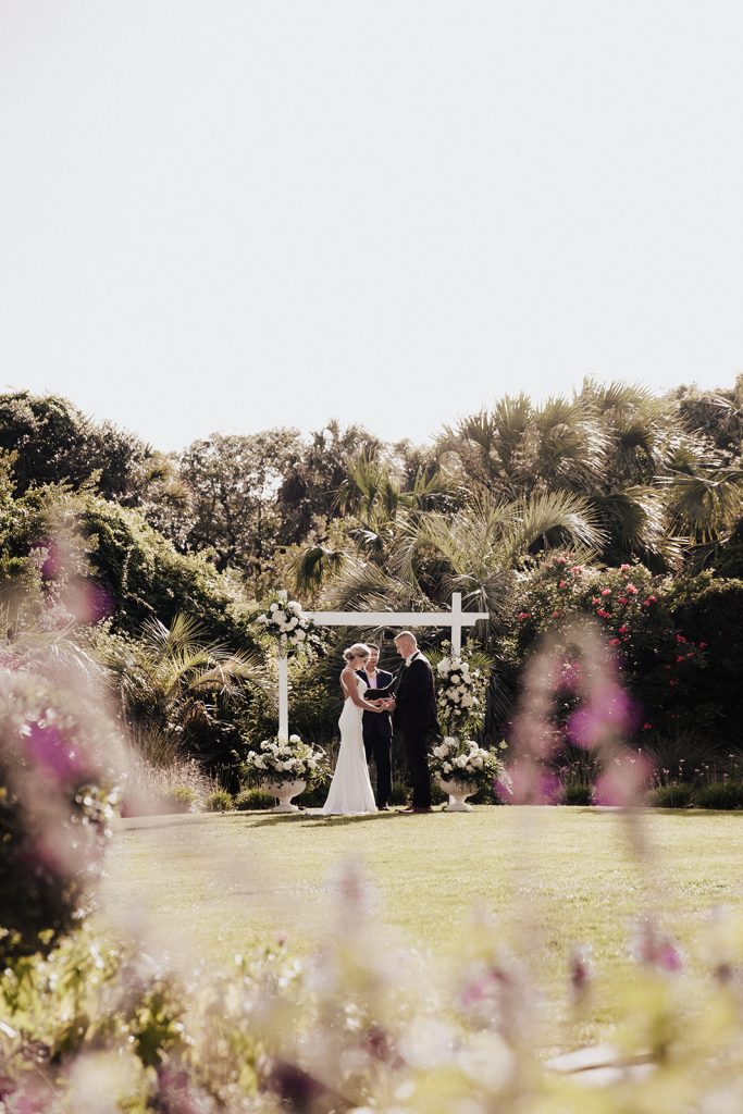 Intimate wedding moment | Kiawah Island wedding photographers