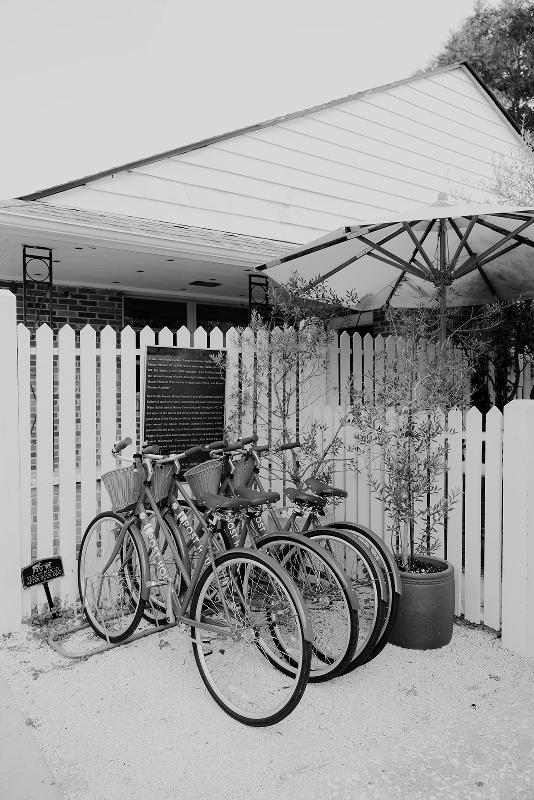 Bicycle in front of The Post House in Mount Plesant