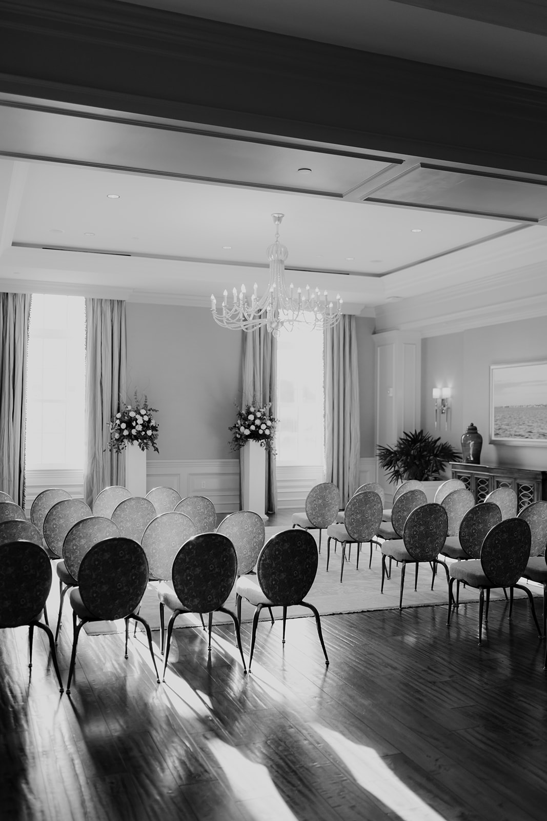 Hotel Bennett Wedding ceremony setup
