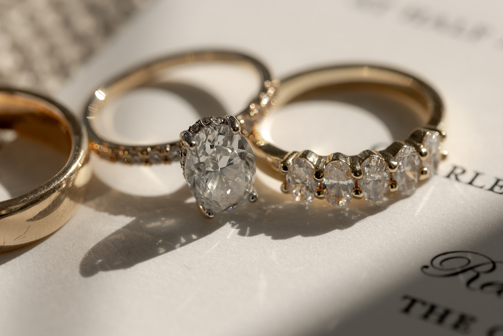 Detail photo of wedding rings