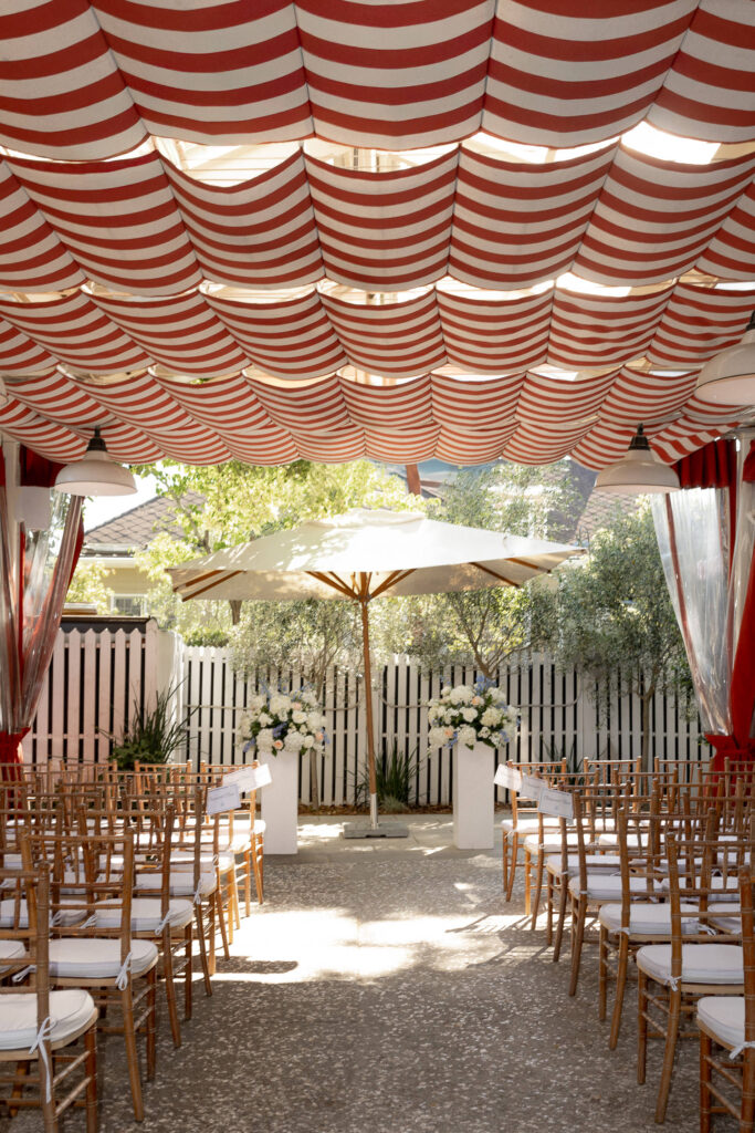 Wedding ceremony space